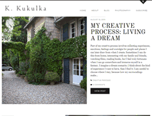 Tablet Screenshot of katiekukulka.com